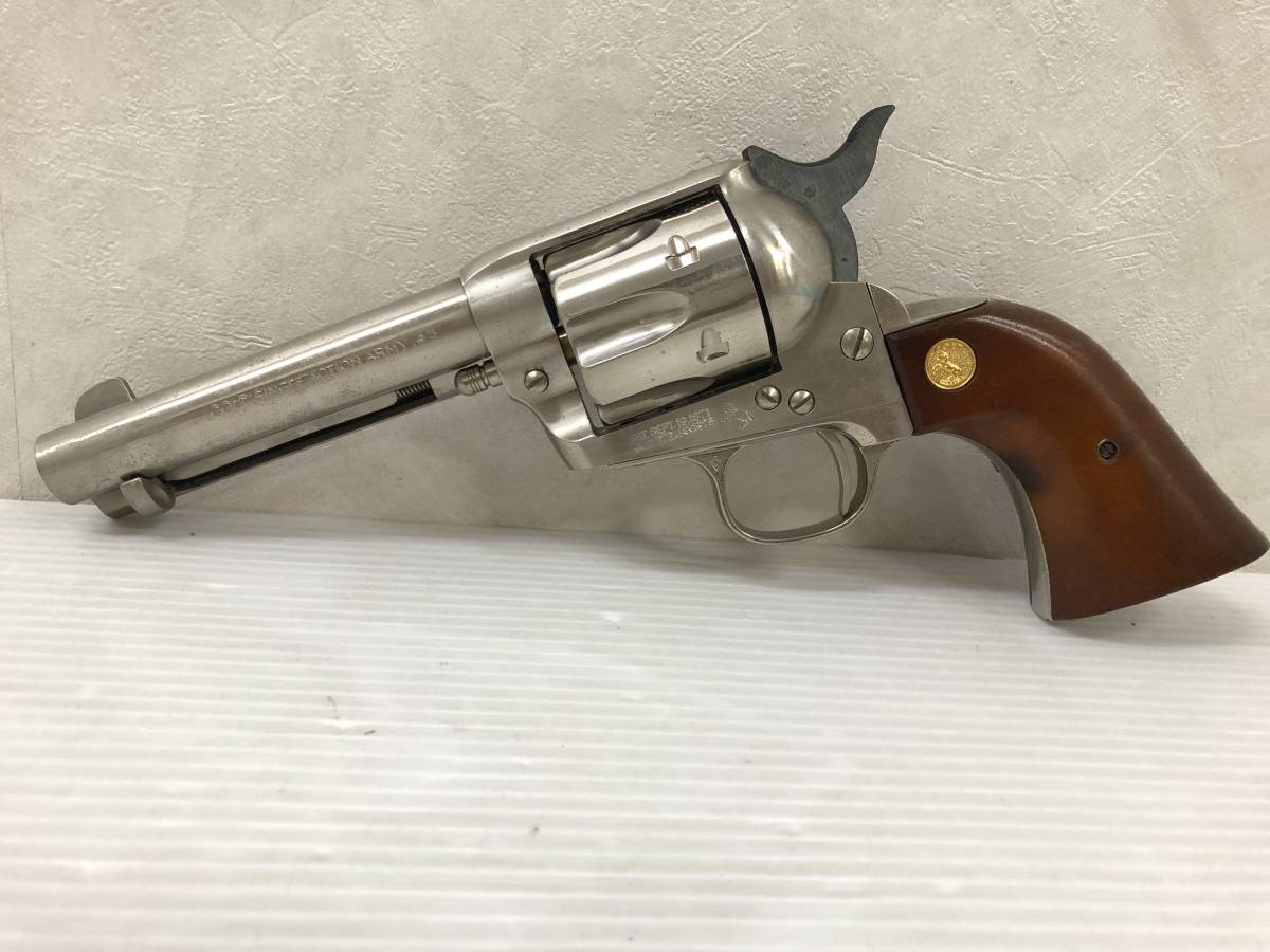 タナカ SAA Colt ガスリボルバー ガスガン 18歳以上 ジャンク品 sygan061704
