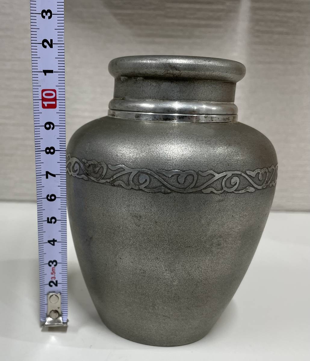 サツマ 朝日堂 錫 薩摩 さつま 錫製 錫器 茶筒 茶壺 茶器 工芸品 贈答 