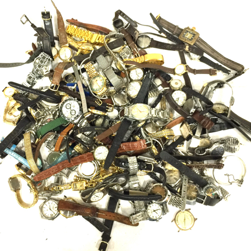 1円 セイコー 腕時計 0703-8040 ELNIX デイデイト 電磁テンプ式 メンズ 他 シチズン リコー テクノス 等 大量 セット