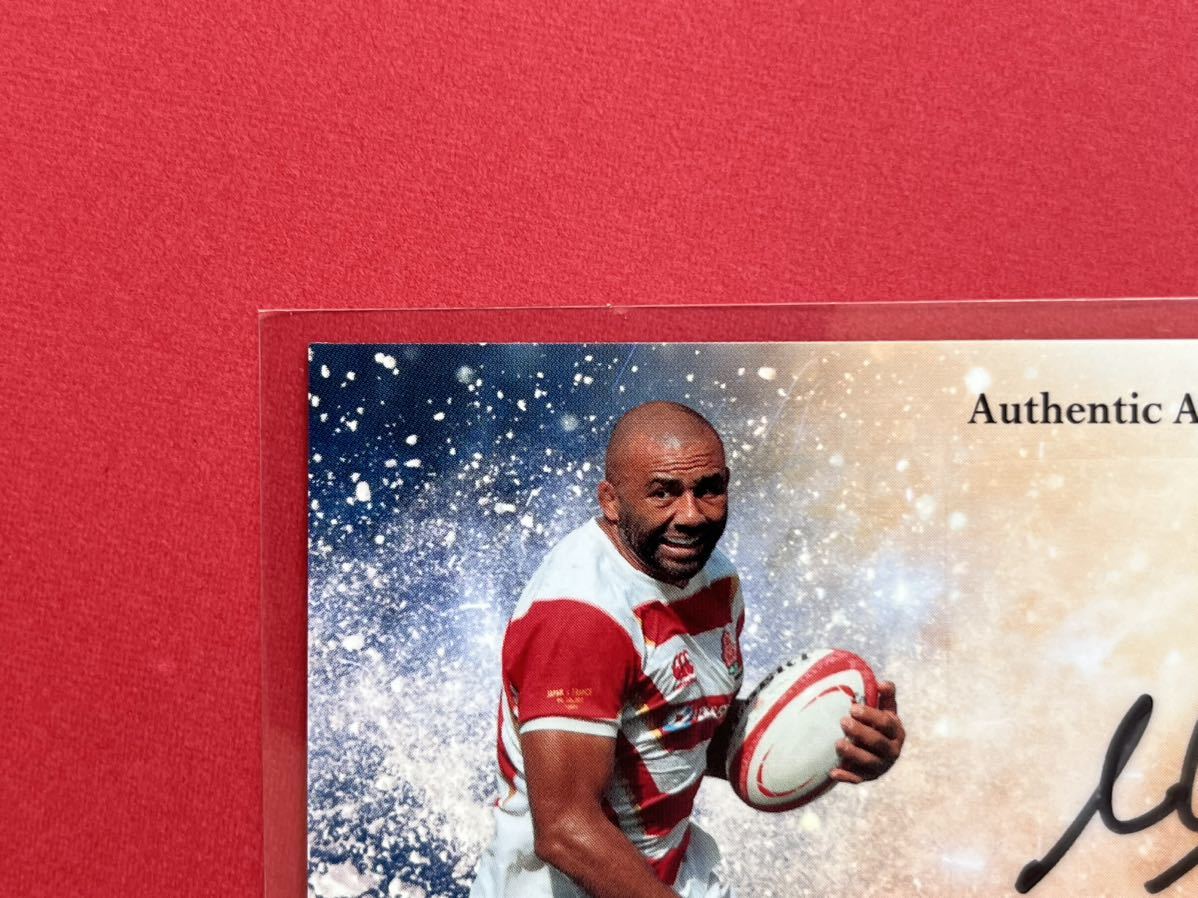 リーチ・マイケル 直筆サインカード 89枚限定BBM2022 INFINITY ラグビーワールドカップ 日本代表 BRAVE BLOSSOMS インフィニティ World Cup_5