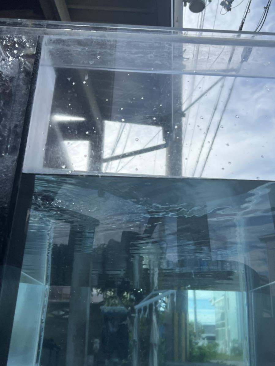 1800 900 600オーバーフロー水槽セット 発送可能 アクリル水槽(180cm