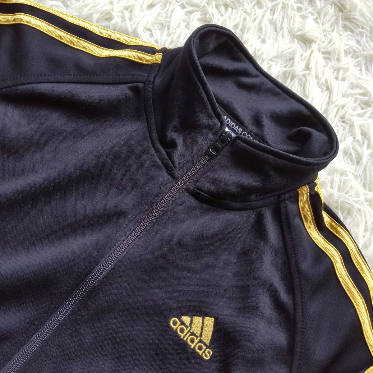 圧巻のXLサイズ アディダス adidas ジャージ セットアップ ブラック 