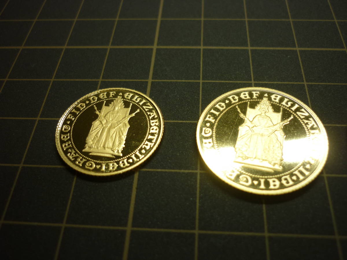 ソブリン金貨 500周年記念 1489-1989 プルーフコイン 3種セット K22/22 