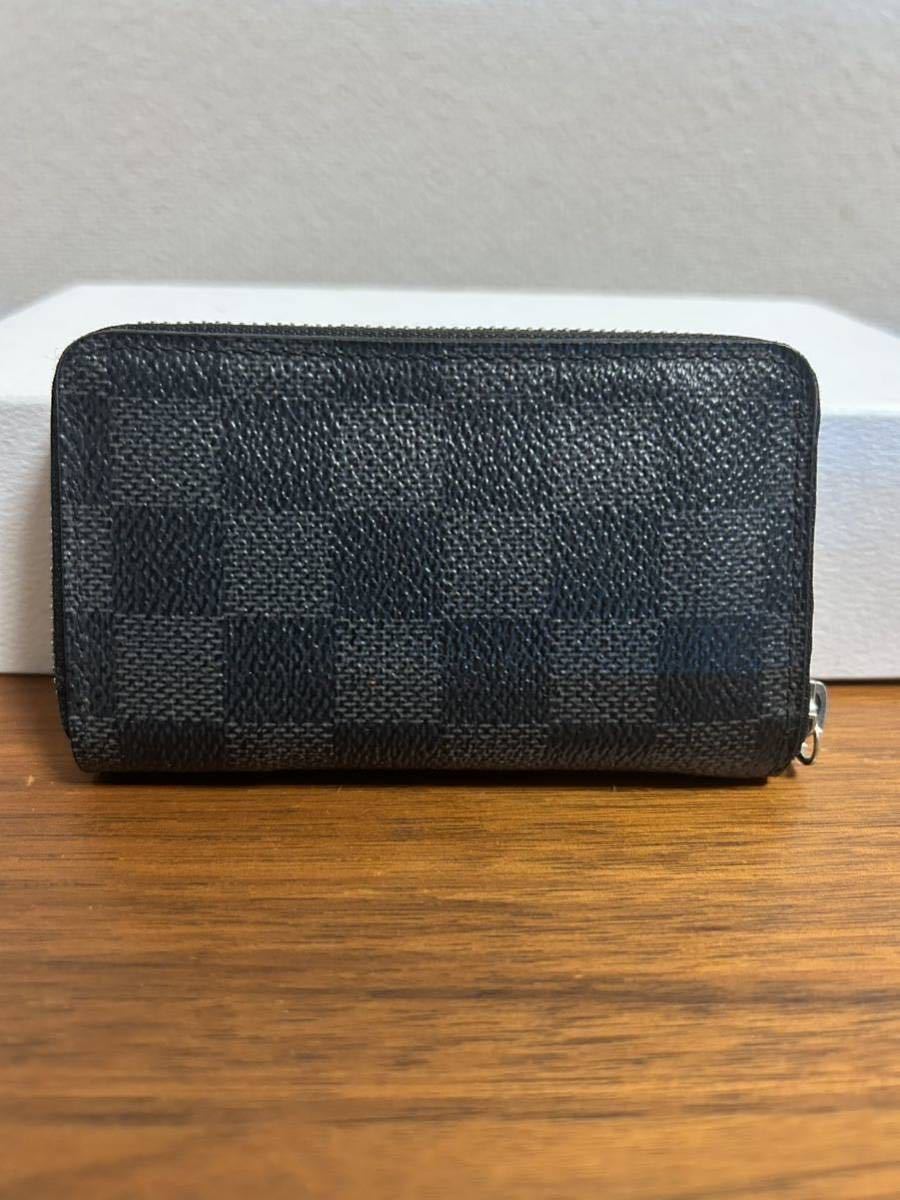 ジッピー ルイヴィトン N63076 ダミエグラフィット ダミエ コイン