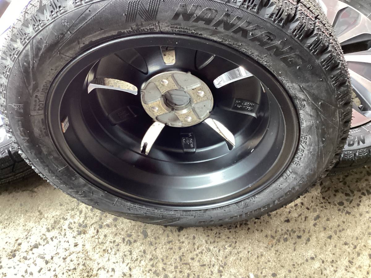 M6521 ソリオ 純正 15インチアルミ＆165/60R15 未使用 夏タイヤ4本
