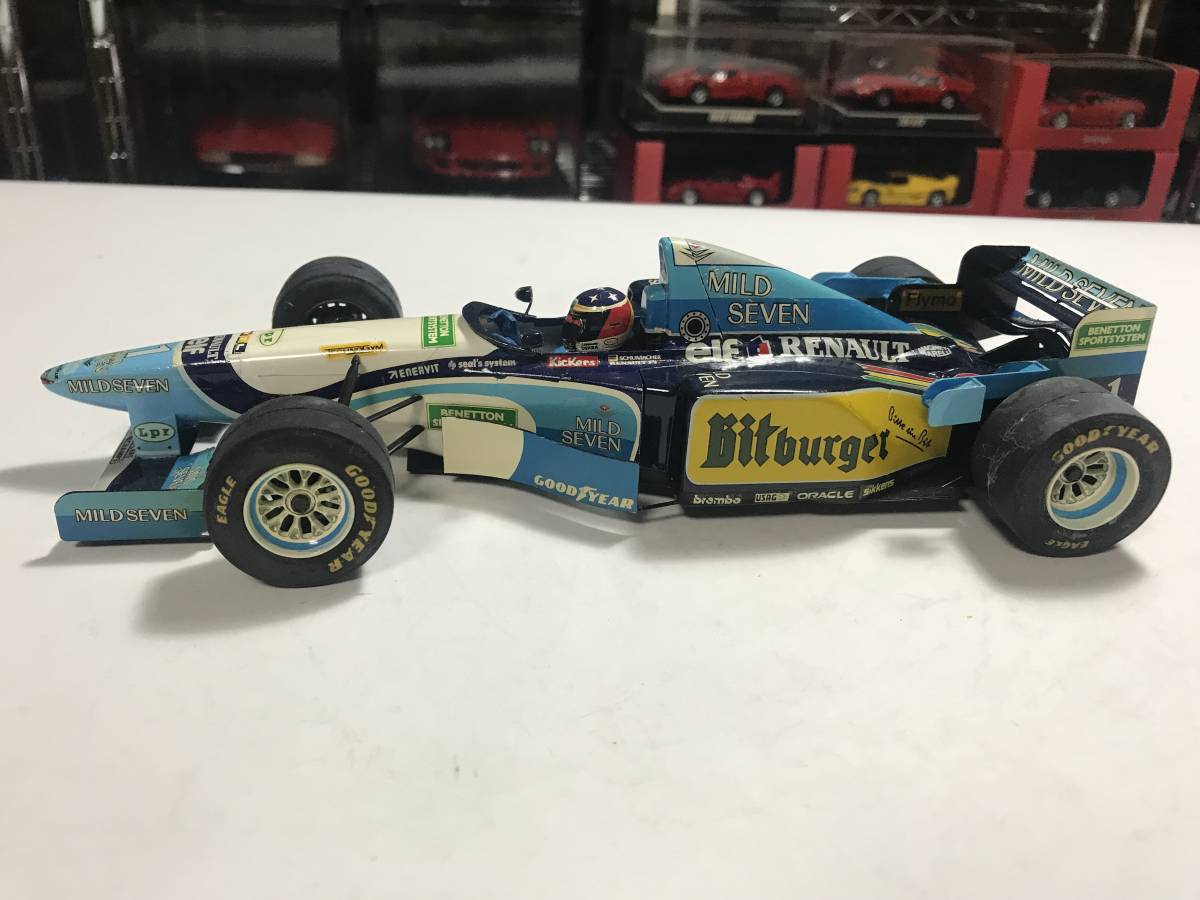 アカデミー 1/20 F1 ベネトンルノーB195 素人完成品(完成品 