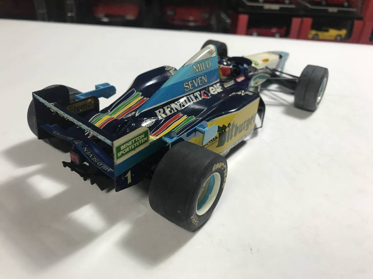 アカデミー 1/20 F1 ベネトンルノーB195 素人完成品の入札履歴 