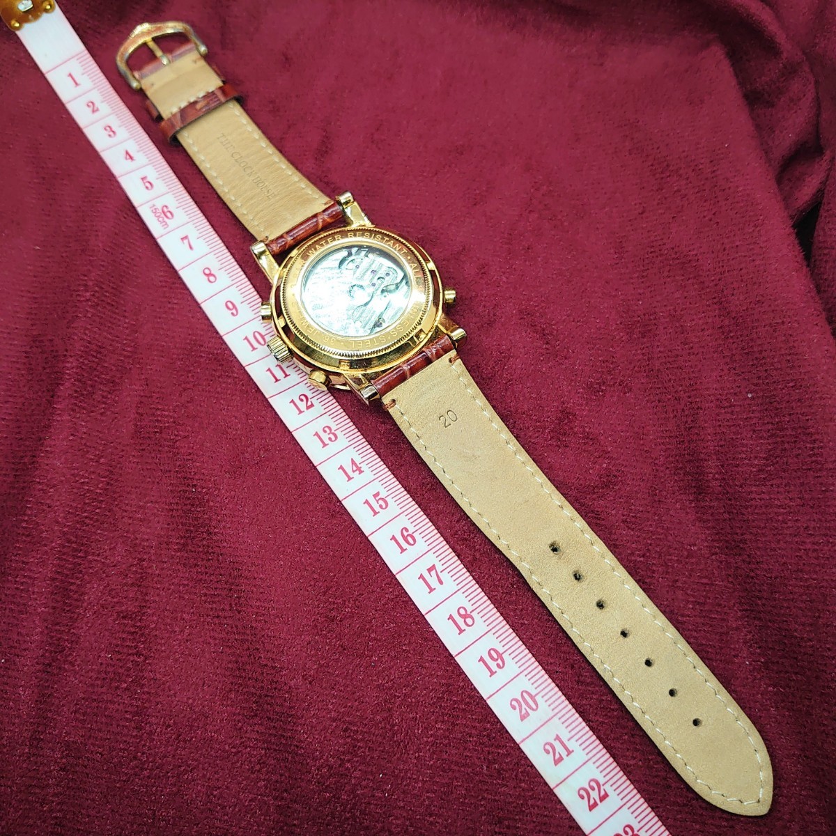 959【美品/動作品】自動巻き スケルトン フライングタイガー 36石 