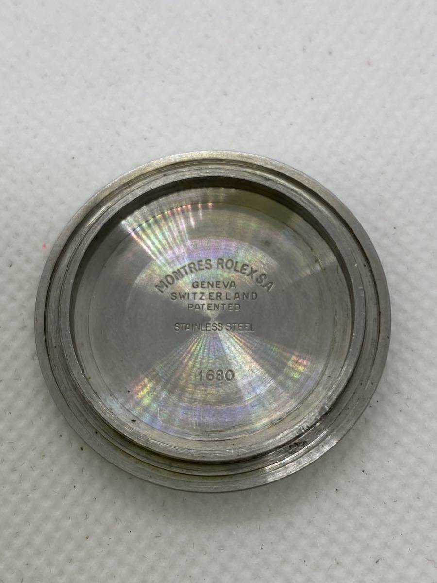 ロレックスROLEXサブマリーナ　ref.1680 ケース　風防　裏蓋　ジャンク品　部品のみ