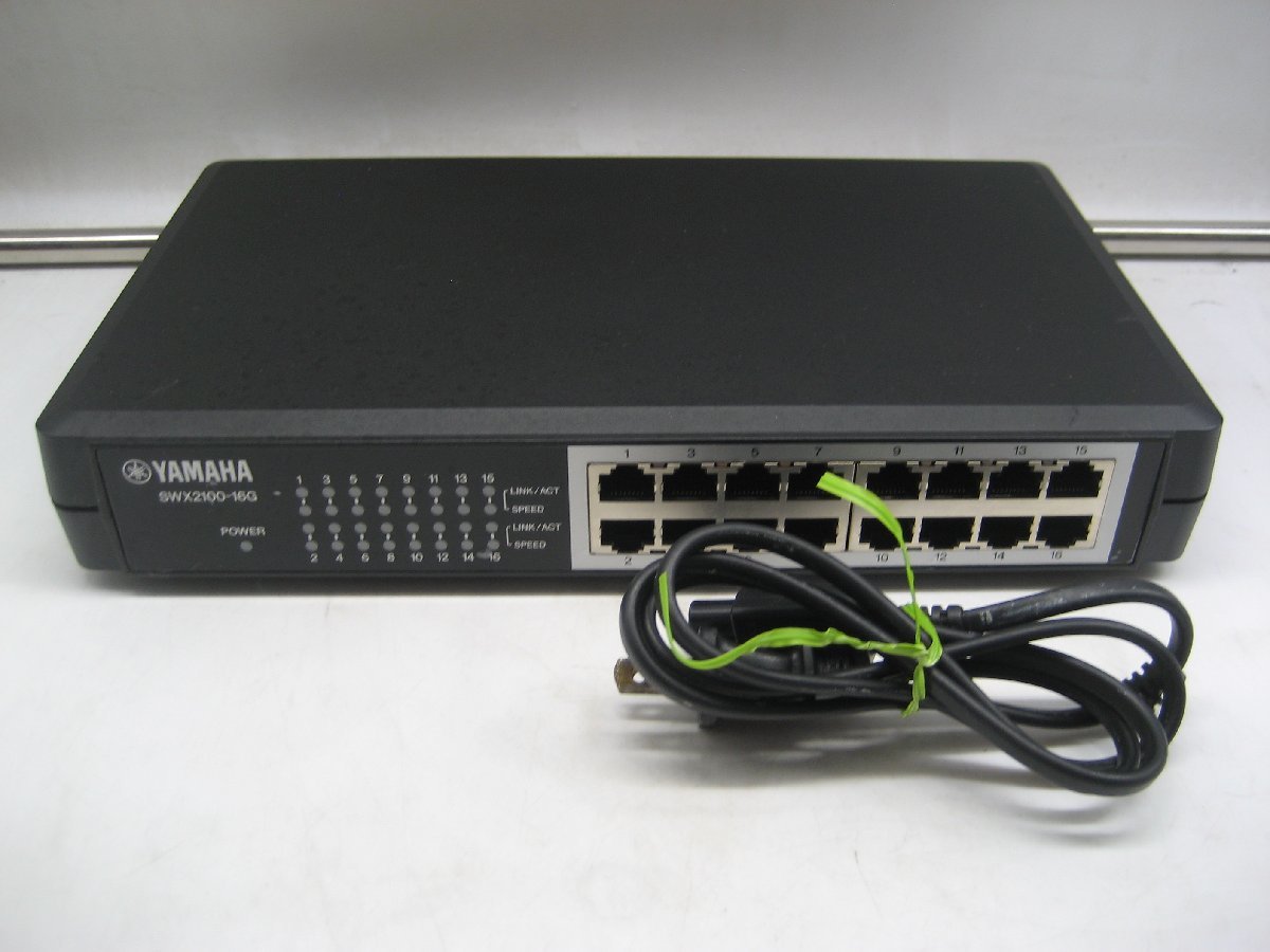 YAMAHA SWX2100-16G スマートL2スイッチ x5 通電確認のみ 通電確認のみ◎YAMAHA/ヤマハ◎シンプルL2スイッチ◎SWX2100-16G◎16