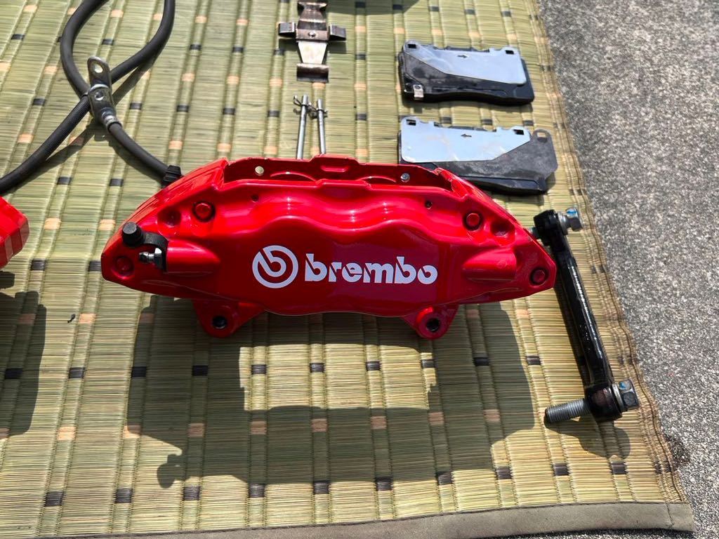 86 ZN6 ZN8純正ブレンボ キャリパーセット バックプレート付き brembo