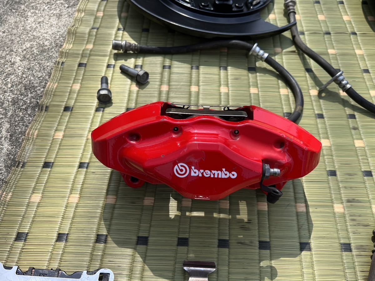 86 ZN6 ZN8純正ブレンボ キャリパーセット バックプレート付き brembo