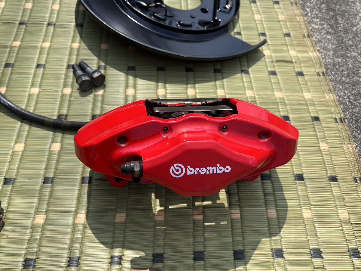 86 ZN6 ZN8純正ブレンボ キャリパーセット バックプレート付き brembo
