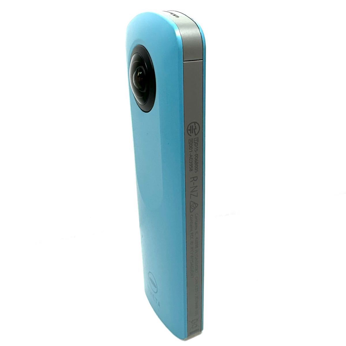 ジャンク品]RICOH THETA SCブルー傷あり 161 RICOH THETA SC ブルー 
