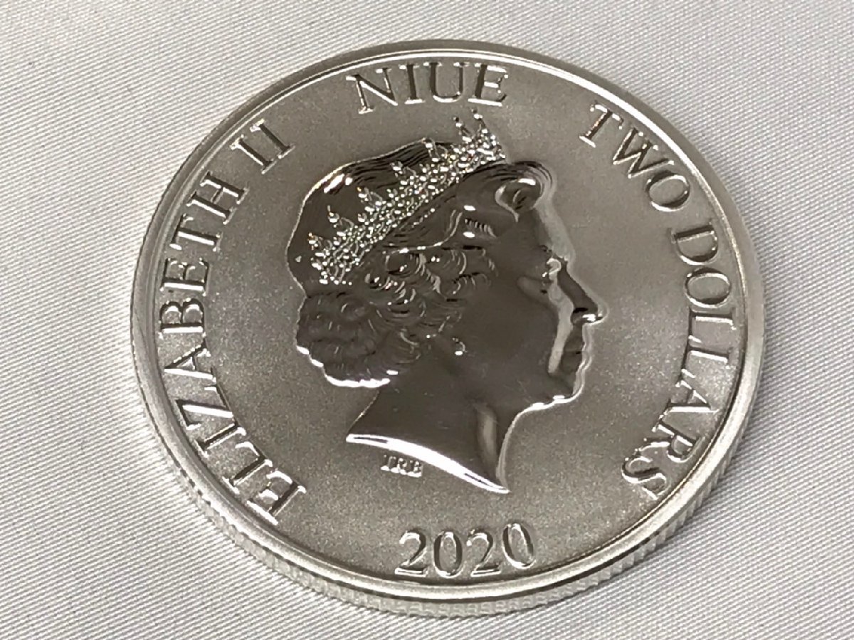アメリカ 銀貨 2020年 エリザベス2世 Disney ディズニー ライオン 