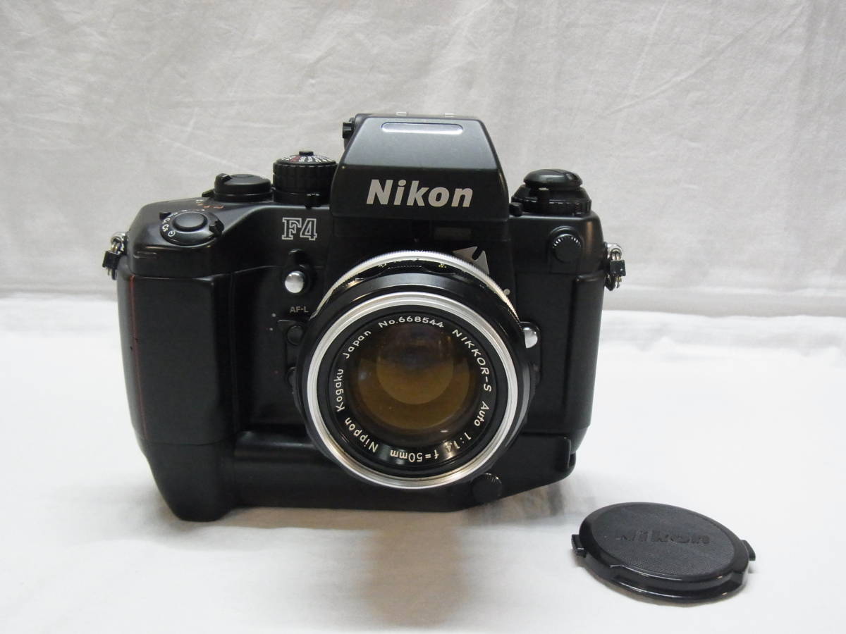 N1】ニコン Nikon F4 ボディ フィルムカメラ☆NIKKOR-S Auto 1:1.4 f