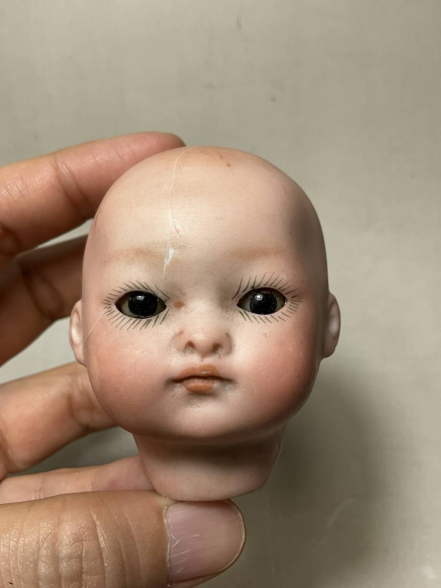 ビスクドール 刻印あり不明 全長20cm / 古玩具 サクラビスク