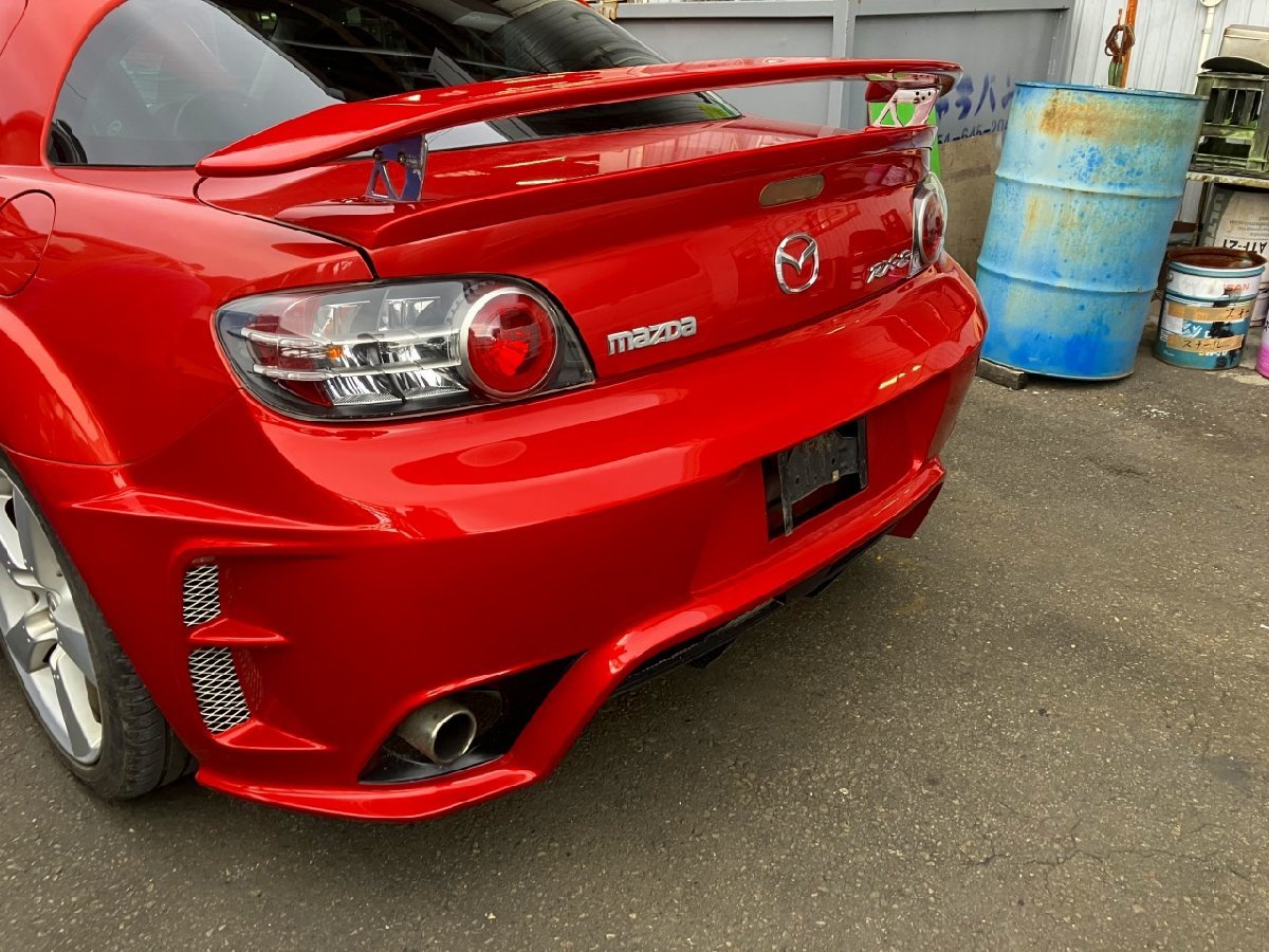 新S管理73754 H16 RX-8 SE3P】☆社外 WEBER SPORTS エアロ リア