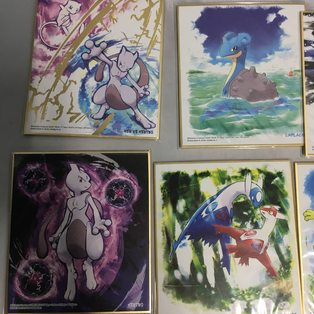 ◇ポケモン 色紙ART まとめ 11枚セット .ラティアス＆ラティオス 
