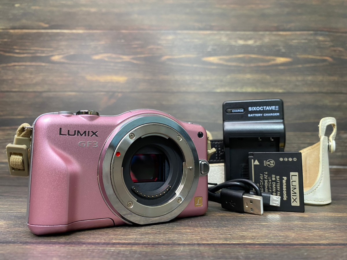 Panasonic パナソニック LUMIX DMC-GF3 ボディ ピンク ミラーレス一眼 