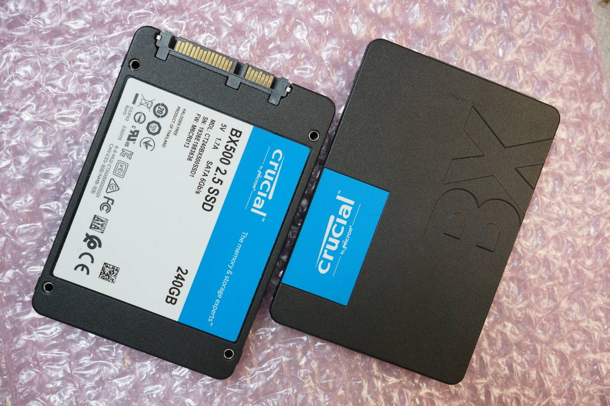 ☆Crucial ☆BX500 240GB＋480GB 2.5 SSD 2台セット♪ 【公式通販】