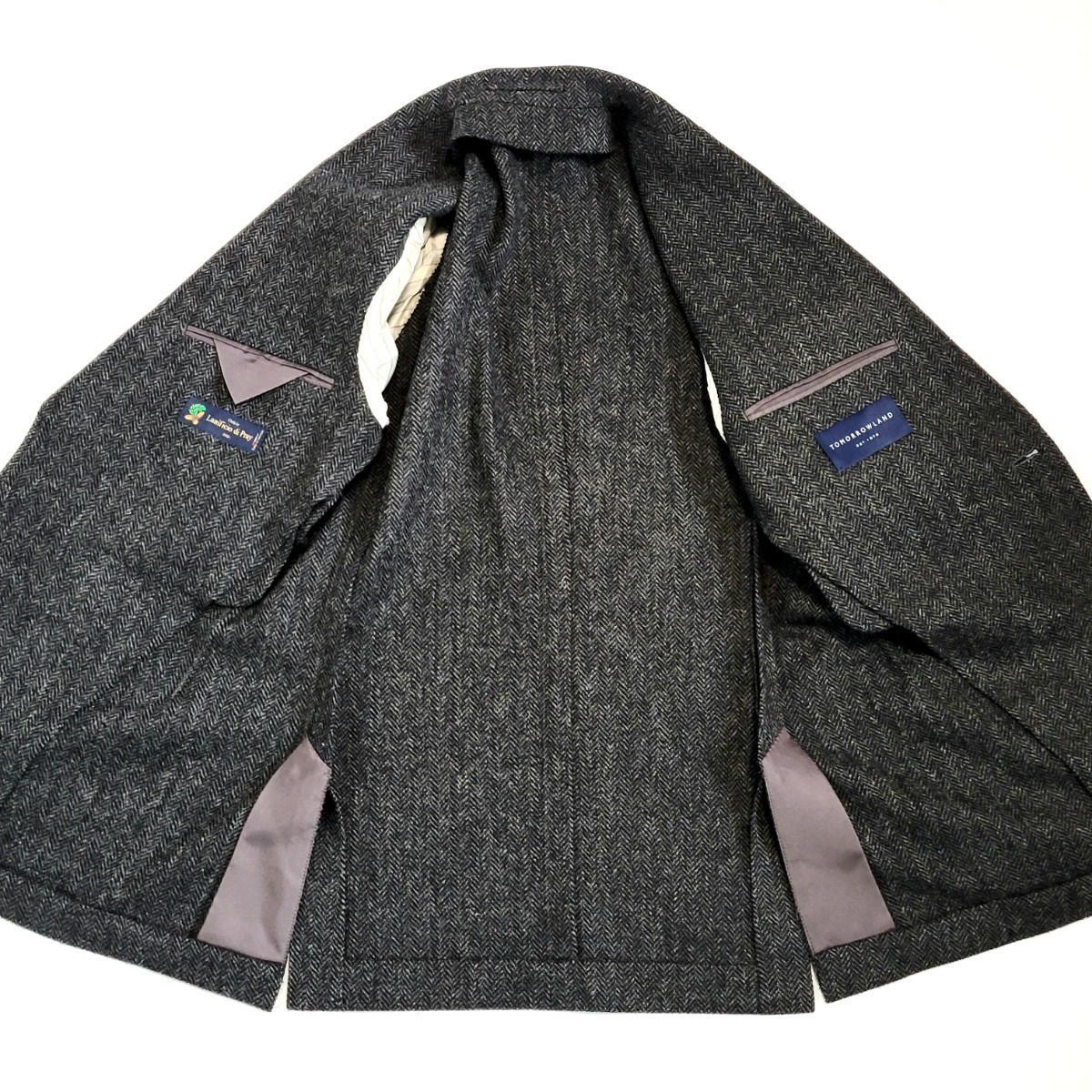 極美品】超高級 トゥモローランド 秋冬ツイード イタリア高級生地 46 M 