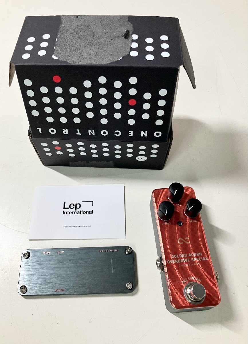 ★音楽ギター関連 アクセサリー周辺機器 ONE CONTROL GOLDEN ACORN OVERDRIVE SPECIAL ダブルアンプインアボックス ジャンク 0.18kg★
