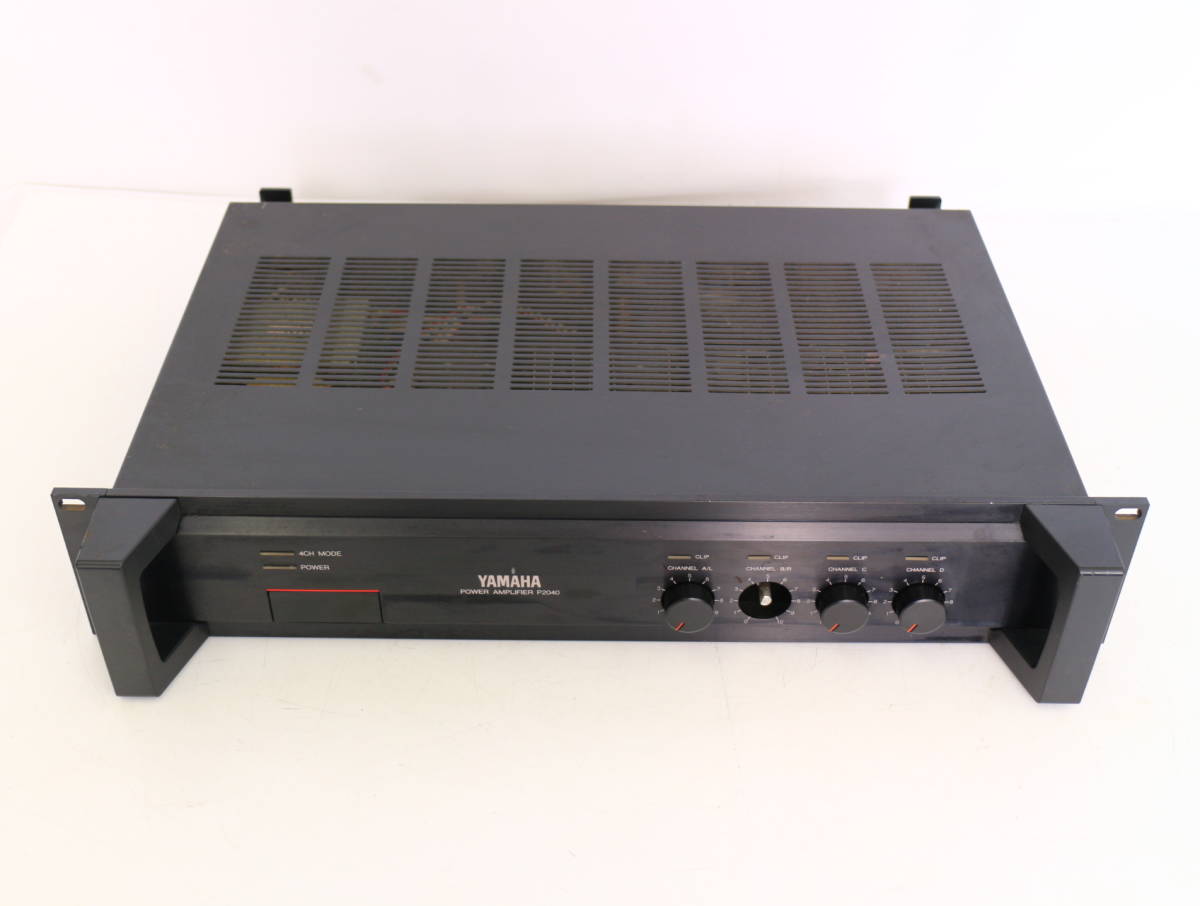 Yamaha P2040 パワーアンプ 4チャンネル ブラック YAMAHA P2040 ヤマハ