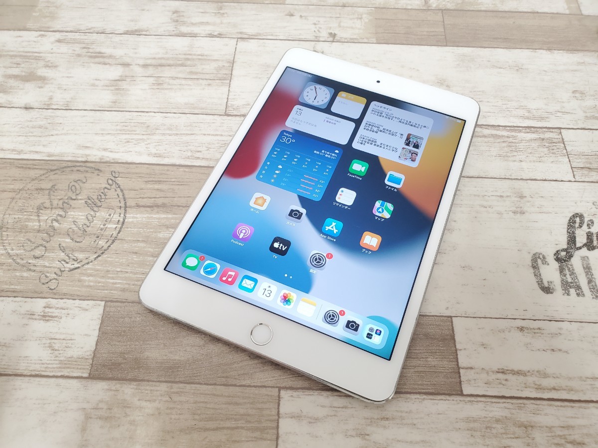 iPad mini 第4世代 WiFi+Cellular simフリー 128GB (MK772J/A