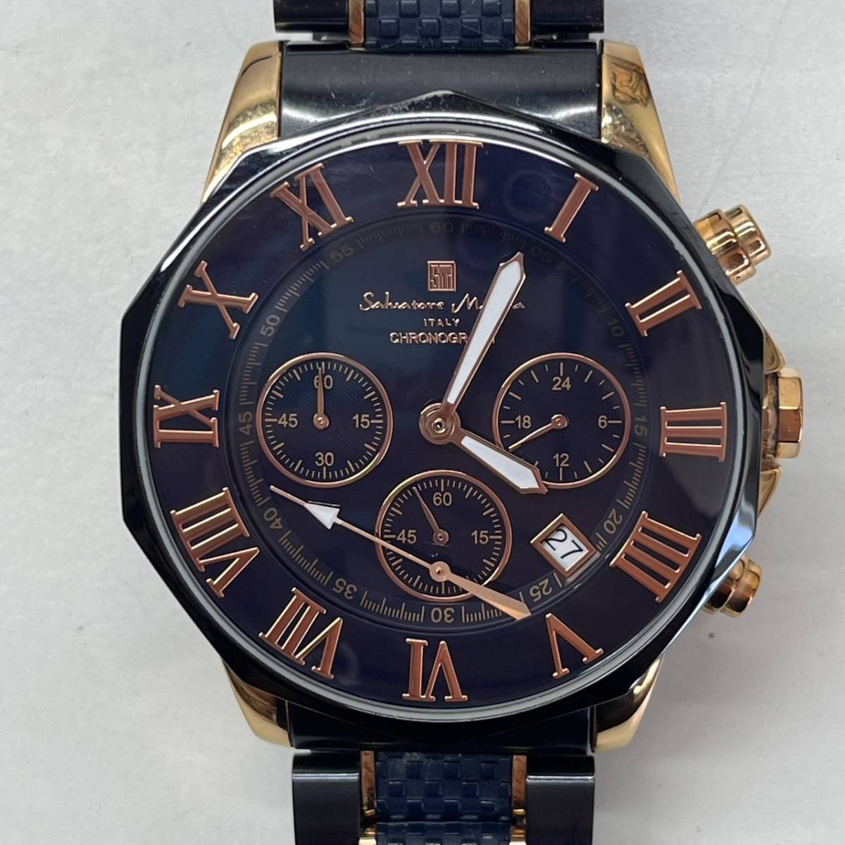h2200 ジャンク Salvatore Marra サルバトーレマーラ 腕時計 SM15104-1 