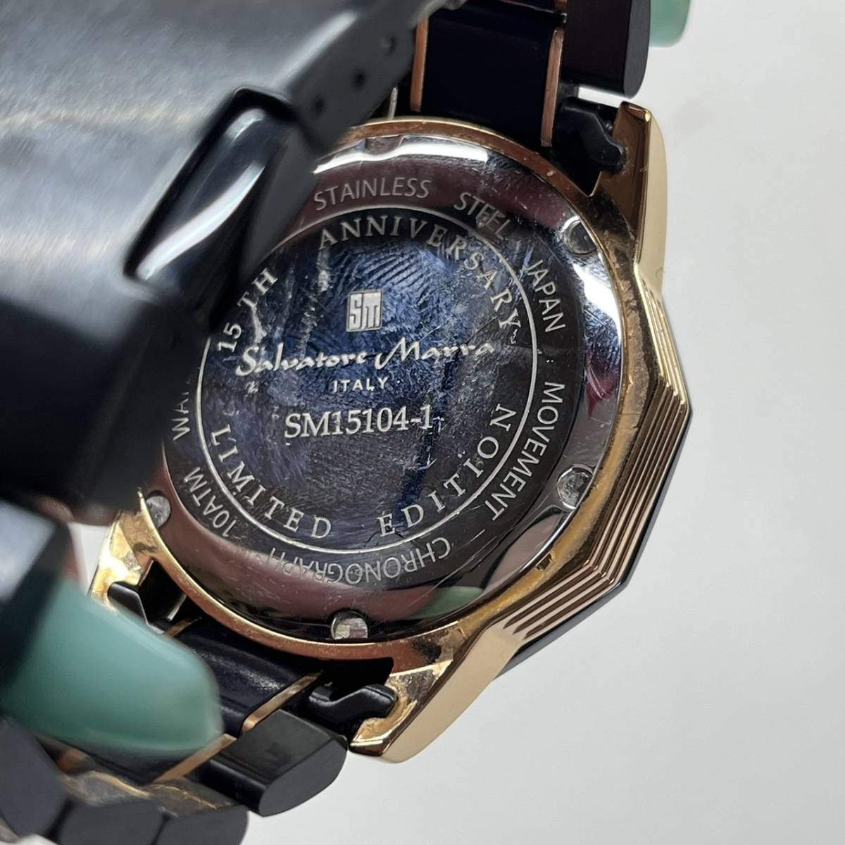 h2200 ジャンク Salvatore Marra サルバトーレマーラ 腕時計 SM15104-1 