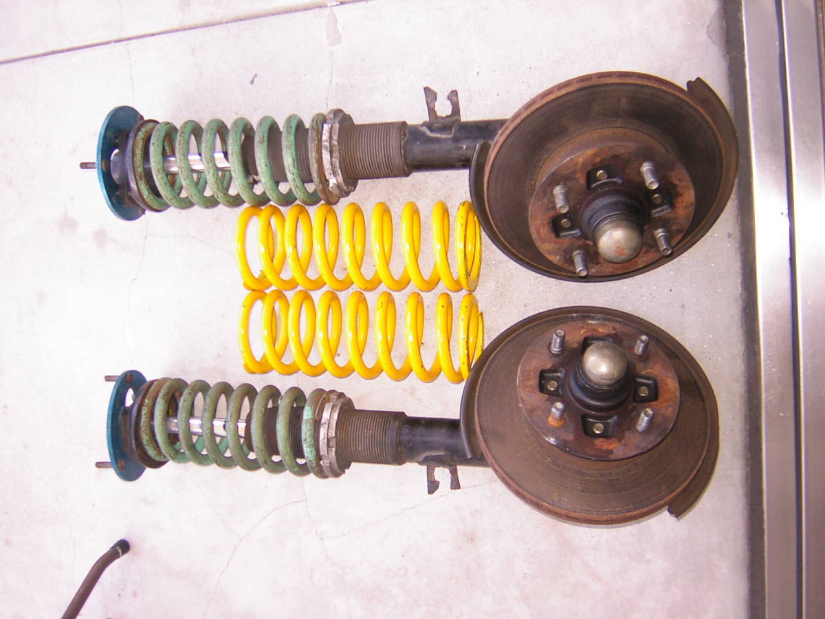 AE86車高調トキコHTSダンパー仕様＜ローター、ハブベアリング付＞