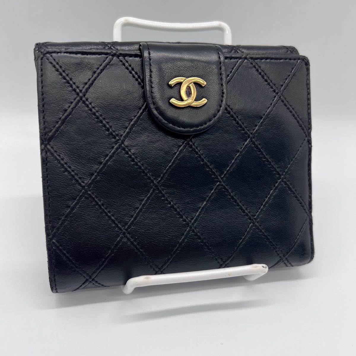 CHANEL ビコローレ Wホック 二つ折り財布 ウォレット⁄898 CHANEL