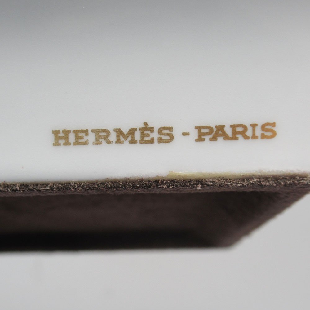 エルメス アッシュトレイ 灰皿 HERMES 馬柄 陶器 ○1円 アフリカ HE033