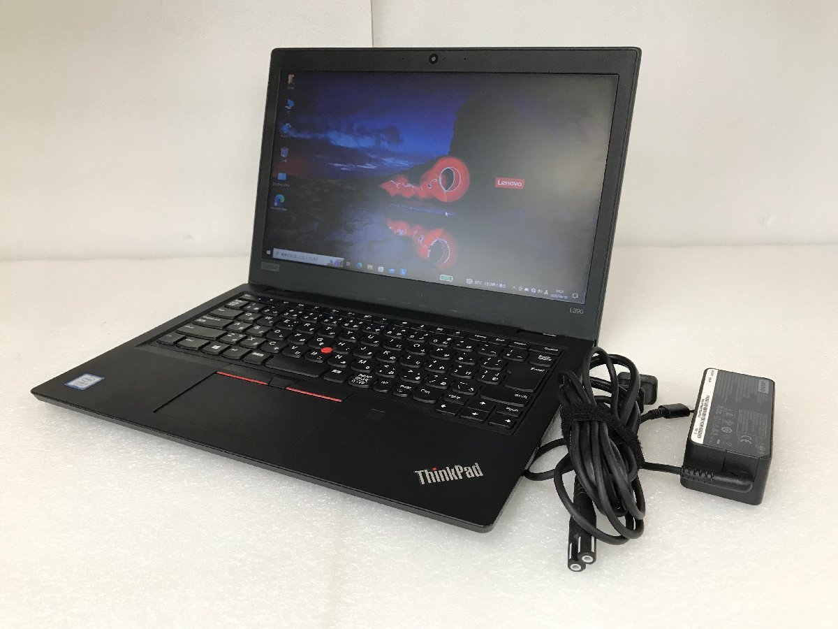 [中古PC] Lenovo ThinkPad L390 20NSS0VX00: Core i3-8145U@2.10GHz メモリ8GB SSD512GB ODDなし 液晶13.3型 Win10 Pro (79649-1581)