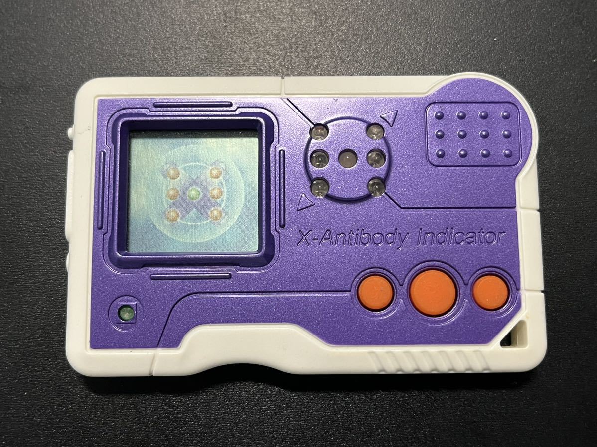 レア★美品★デジモンペンデュラム エックス X バンダイ パープル×ホワイト デジタルモンスター 動作確認済み