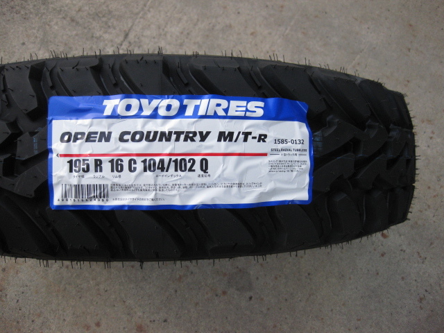 新作登場，爆買い 数量限定特価 在庫有 即納 TOYO 2023年製 国産 オープンカントリー M/T-R 195R16C 104/102Q 4本セット オフロード ジムニー(16インチ)｜売買されたオークション情報、yahooの商品情報をアーカイブ公開 - 16インチ