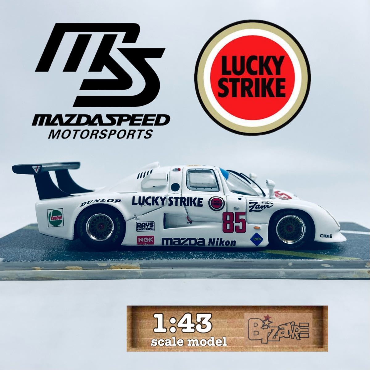 【希少】Bizarre 1/43 マツダ 737C #86 1985 希少】Bizarre 1/43 マツダ 737C #86 1985 Mazda - 737C Le Mans 1985