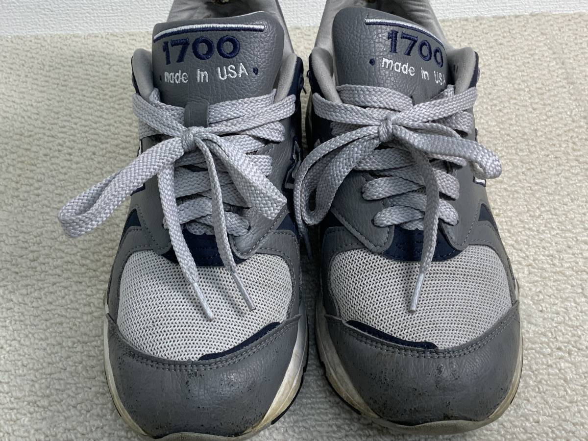 new balance ニューバランス M1700 GRA USA製 グレー 26cm スニーカー 