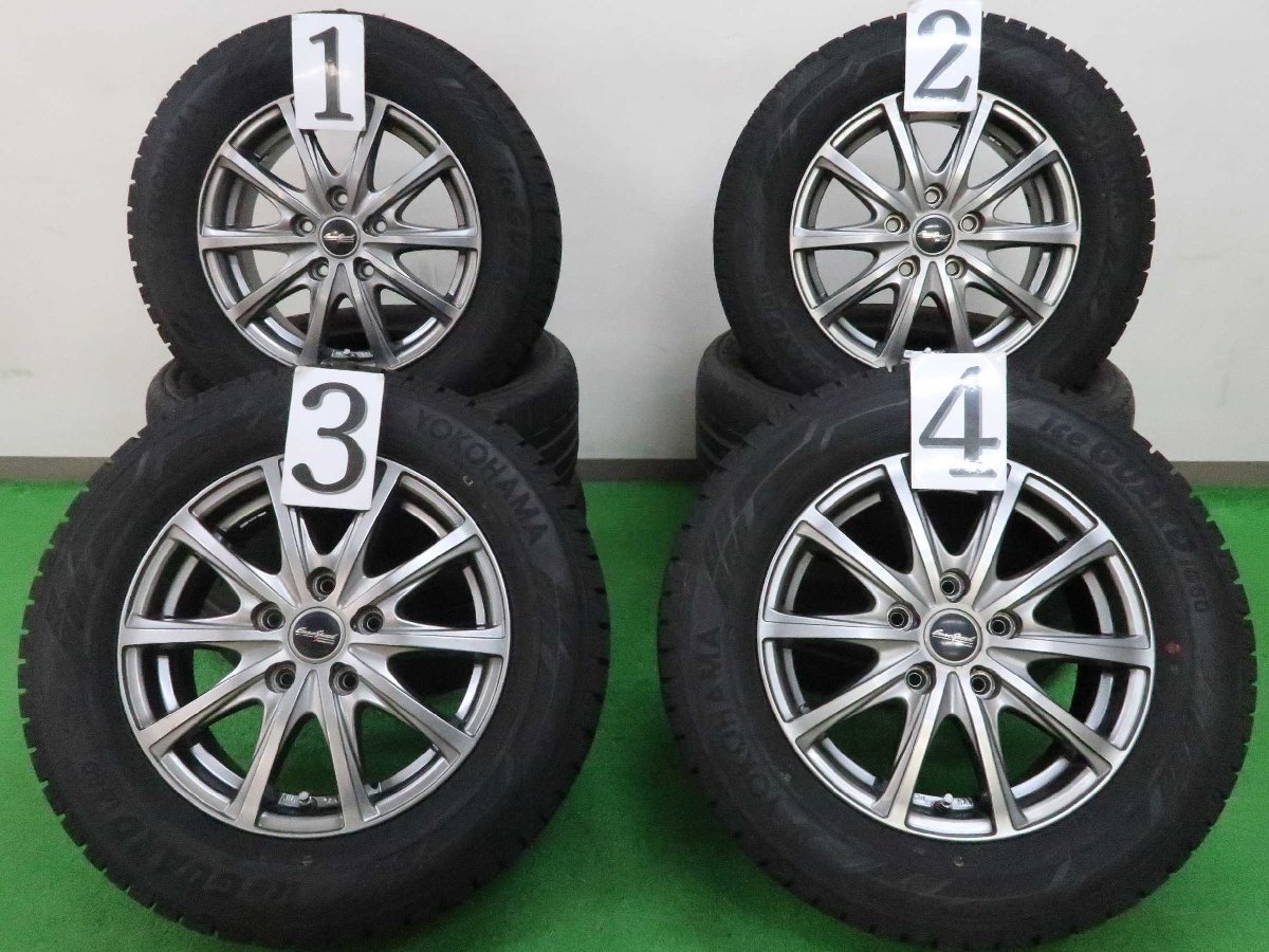  4本 社外 15インチ 6J +52 114.3 スタッドレス ヨコハマ アイスガード IG60 22年 195/65R15 ノア ヴォクシー エスクァイア ステップワゴン(スタッドレスタイヤ)｜売買されたオークション情報、yahooの 5穴