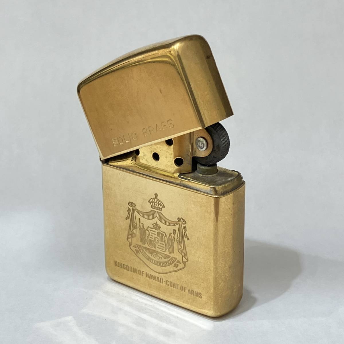 Zippo/ジッポー】SOLID BRASS/ソリッドブラス KINGDOM OF HAWAII-COAT 