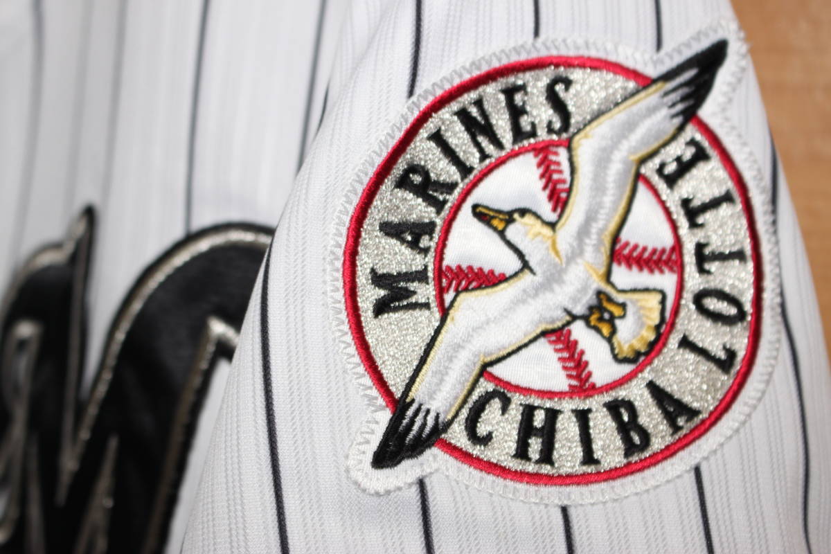 美品 千葉ロッテ マリーンズ ユニホーム サイズL マジェスティック