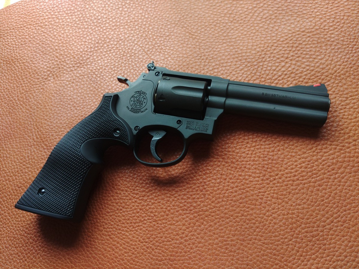 マルシン☆S&W M586☆4インチ☆Xカートリッジ☆HW☆デイビス風グリップ