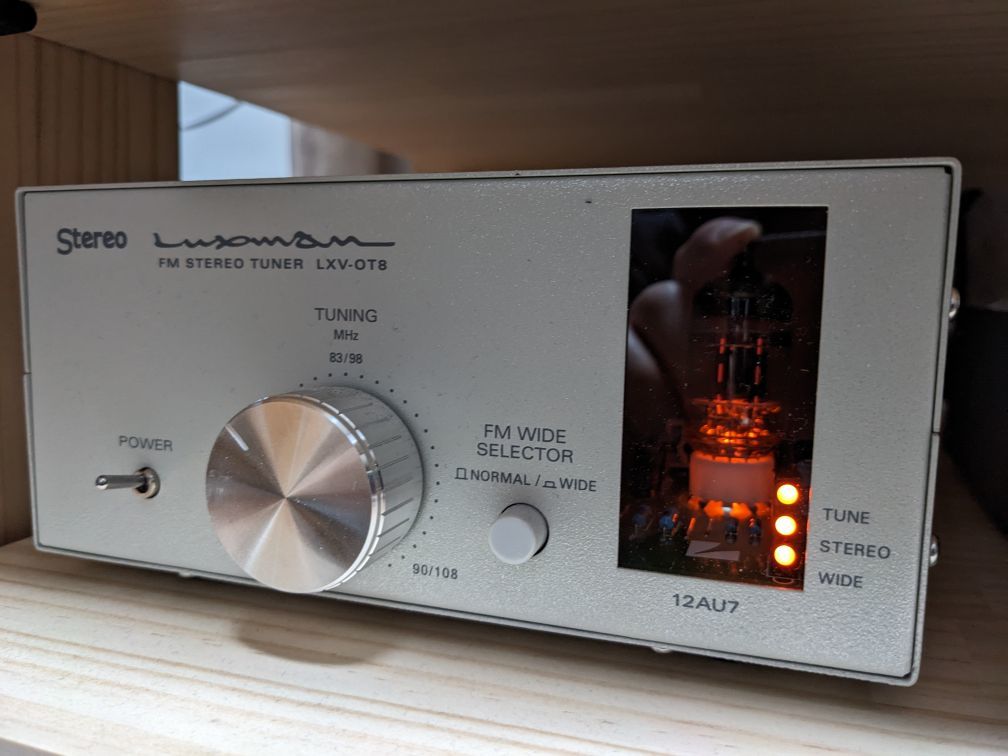 LUXMAN LXV-OT8 真空管FMチューナーキット(組み立て済み 【ムック本