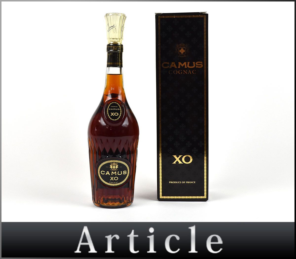 153657古酒〇未開栓 カミュ XO ロングネック コニャック ブランデー