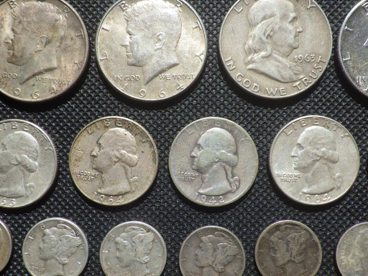 アメリカ銀貨 33枚 おまとめ sv900 1964年ケネディ リバティ コインシルバー 古銭 の入札履歴 - 入札者の順位