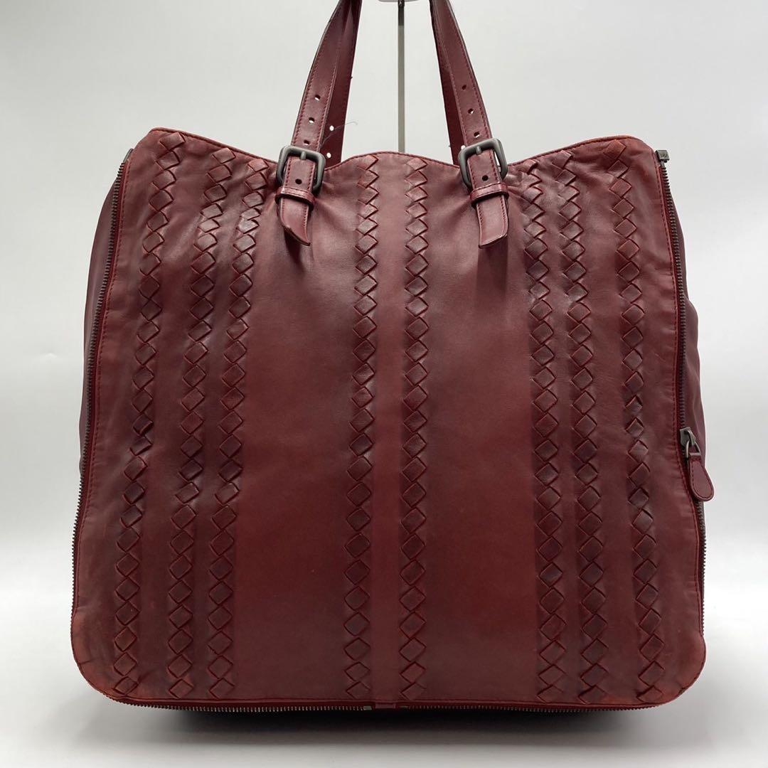 1円○極上品○BOTTEGA VENETA ボッテガヴェネタ トートバッグ メンズ 