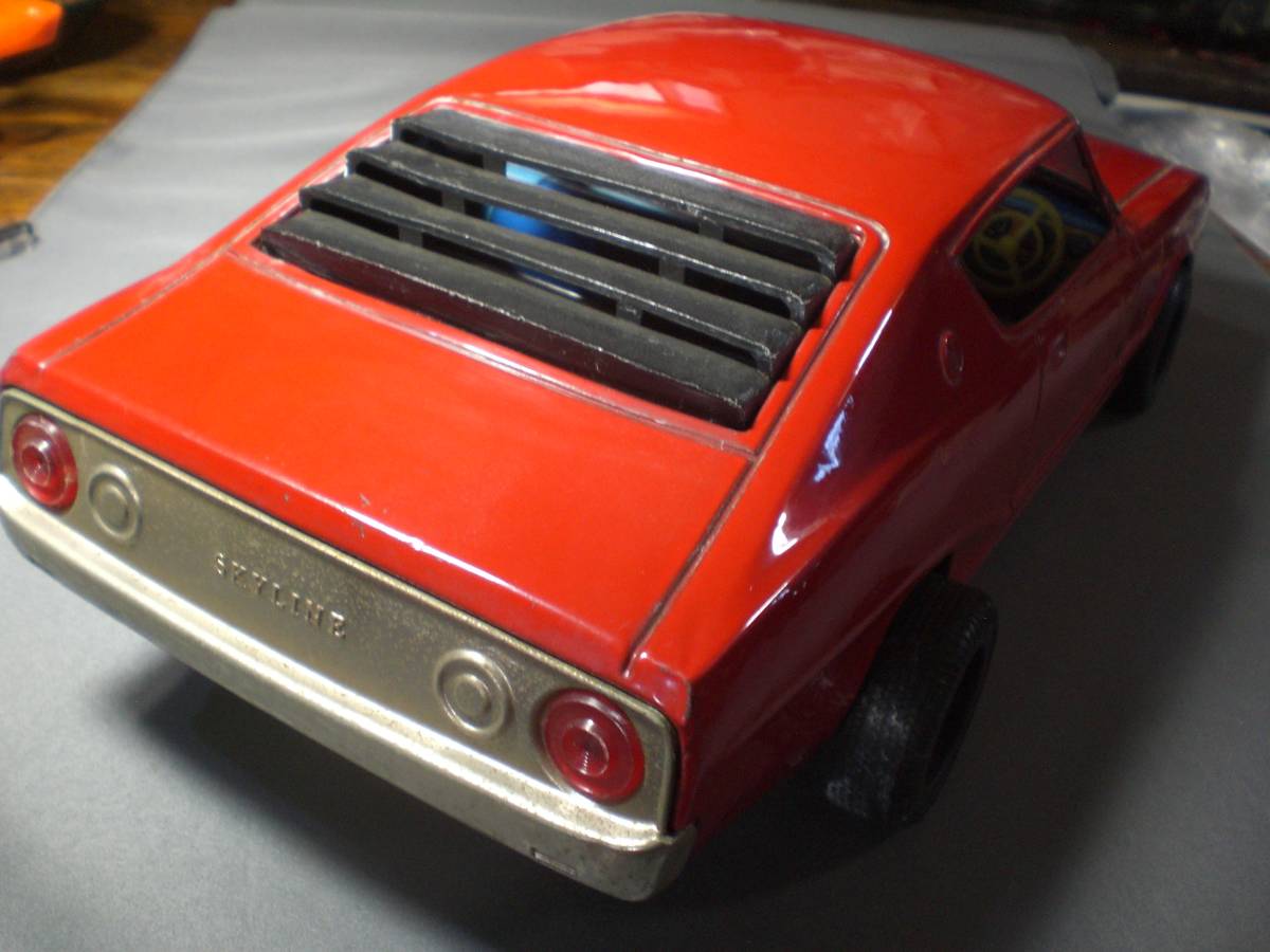 スカイライン 2000GT 昭和レトロ ケンメリ 大型ブリキ ジャンクの入札