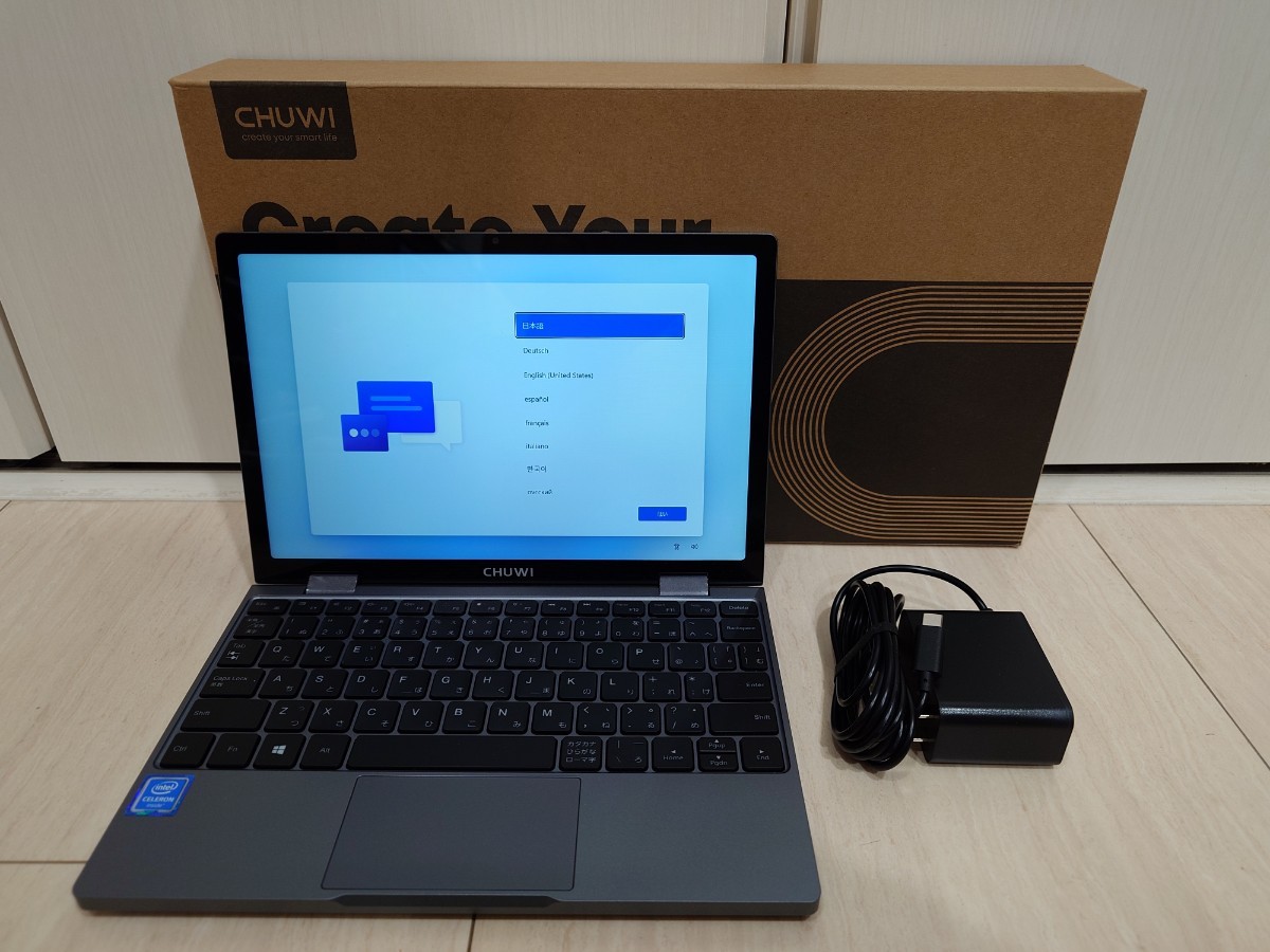 新品同様！】CHUWI MiniBook X 2023年3月モデル CPU:N5100/MEM:12GB 