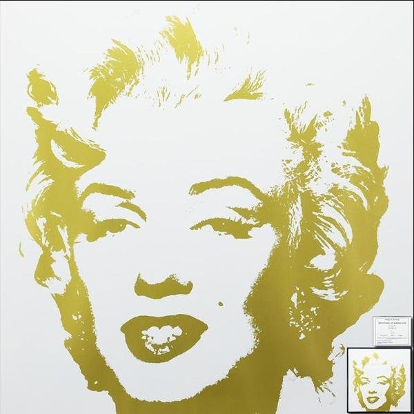 証明書付/アンティ・ウォーホール“Golden Marylin” アンディウォーホル